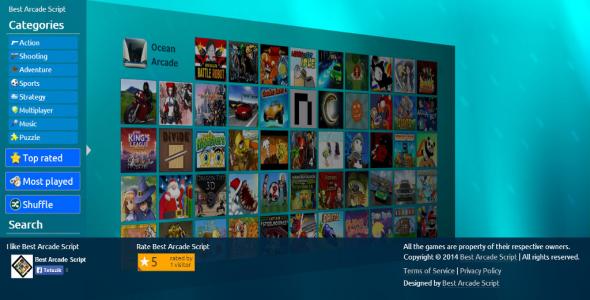 Best Arcade Script Basic Edition - Games apps | Alkanyx